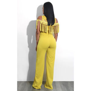 mustard yellow jumpsuit womens